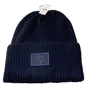 Aerie OFFLINE Logo Beanie • One Size • Black Knit • NWT
